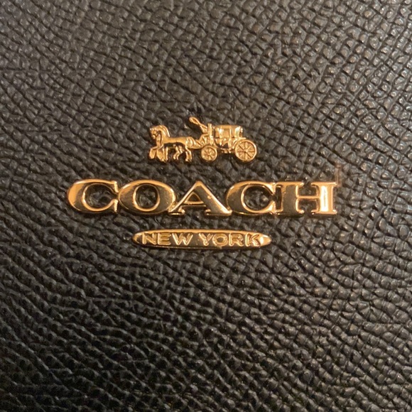 Authentic Brand New Black Coach Alice Satchel - Picture 4 of 7